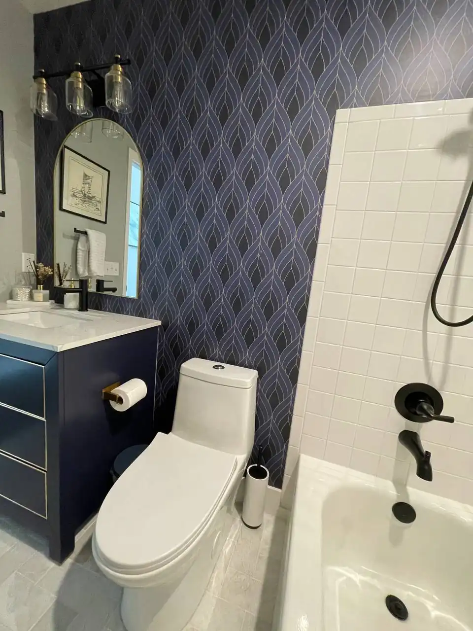 Interior wall preparation for wallpaper installation