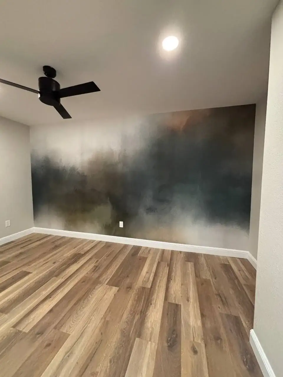 High-end wallpaper installation final result