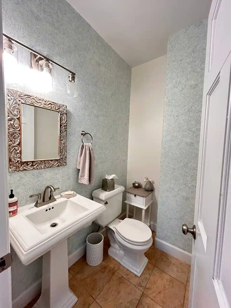 Residential wallpaper installation portfolio showcase