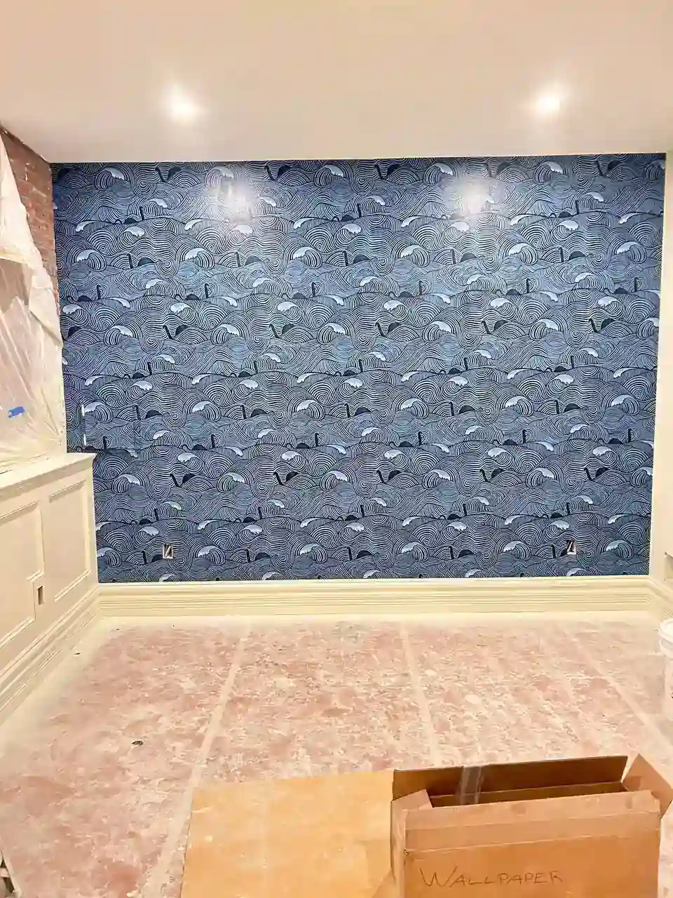 Completed interior renovation portfolio project