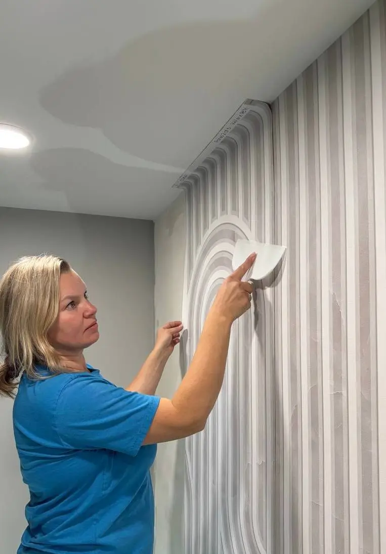 Professional interior painting in residential space