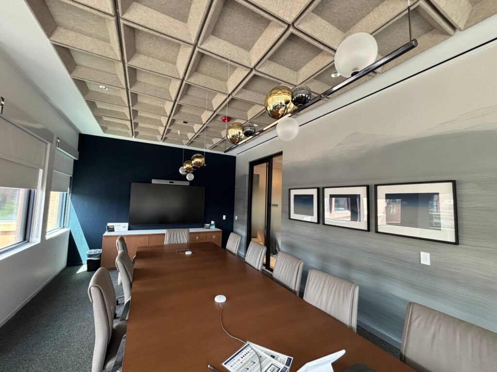 Modern wallpaper installation project in Broomfield