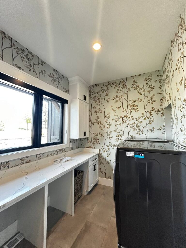Custom wallcovering installation in Lakewood, Colorado