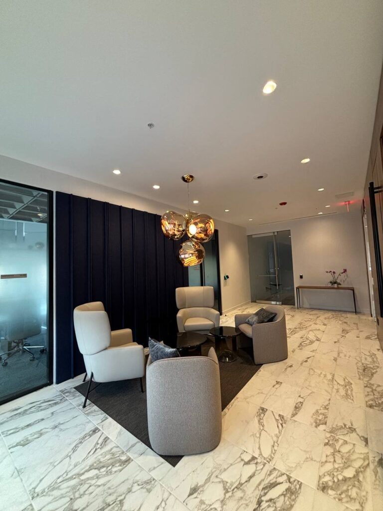 Residential wallpaper installation project in Thornton, Colorado