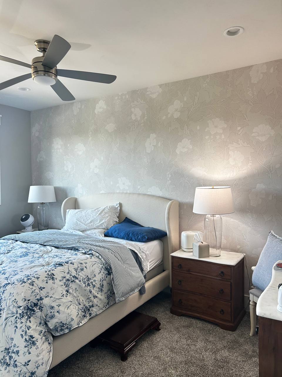 Custom wallcovering installation for an interior renovation project