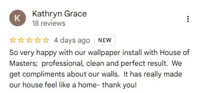 Customer testimonial